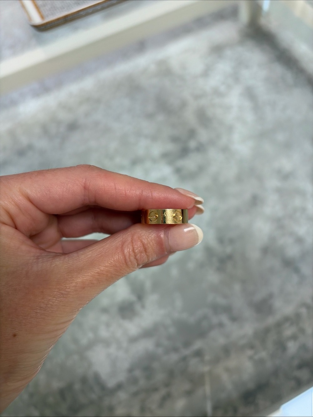 Cartier LOVE Classic Ring 18K Yellow Gold Size 50 / US 5.25 Full Set - Picture 9 of 11
